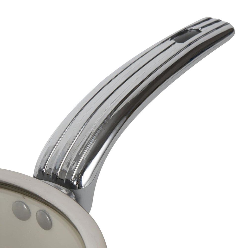 Swan Retro 3 Piece Saucepan Set With Glass Lids 16cm/18cm/20cm - Grey