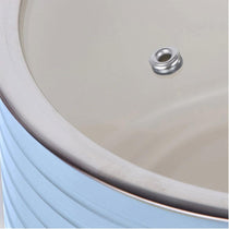Swan Retro 3 Piece Saucepan Set With Glass Lids 16cm/18cm/20cm - Blue