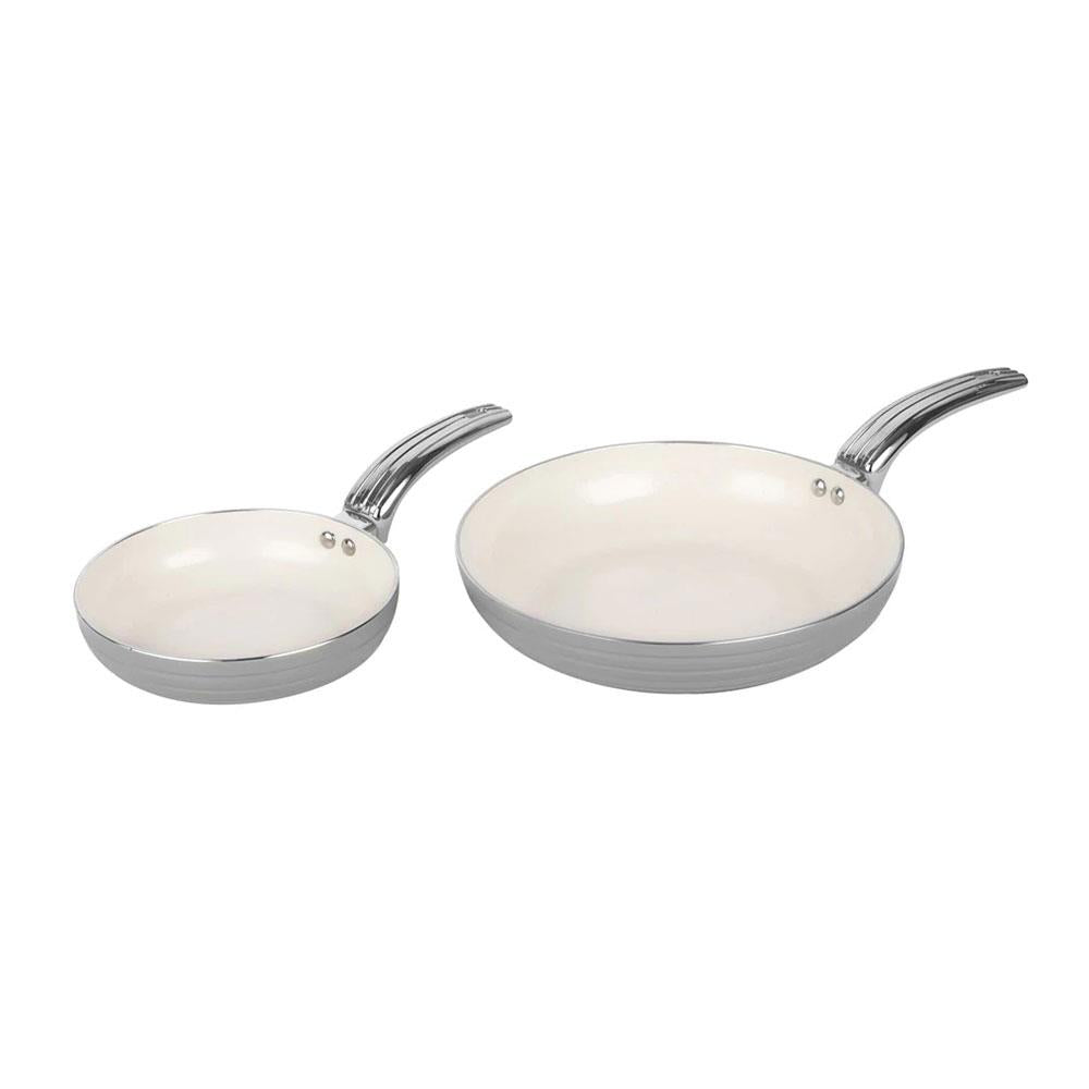 Swan Retro Non Stick Saucepans And Frying Pans 5 Piece Set With Glass Lid - Grey Secondary image