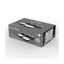 Swan Retro Non Stick Saucepans And Frying Pans 5 Piece Set With Glass Lid - Black