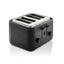 Swan Stealth 4 Slice Toaster With Defrost Reheat And Cancel Functions Stainless Steel 2000 W - Black