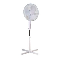 Fine Elements Oscillating 16 Inch Pedestal Fan With 2 Speed Settings 45 W - White