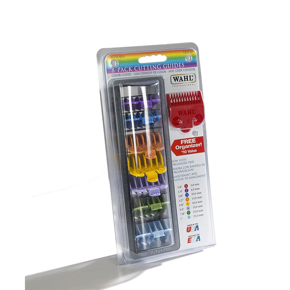 Wahl Clippers Attachment Color Coded Comb Set for Full Size