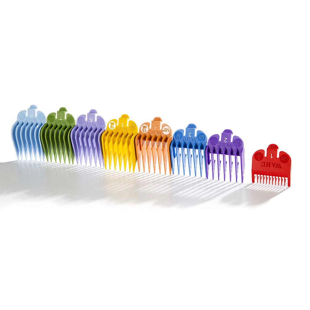 Wahl Clippers Attachment Color Coded Comb Set for Full Size