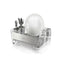 Swan Dish Rack Rust Resistant Dish Drainer With Anti Slip Feet And Drip Tray - Chrome