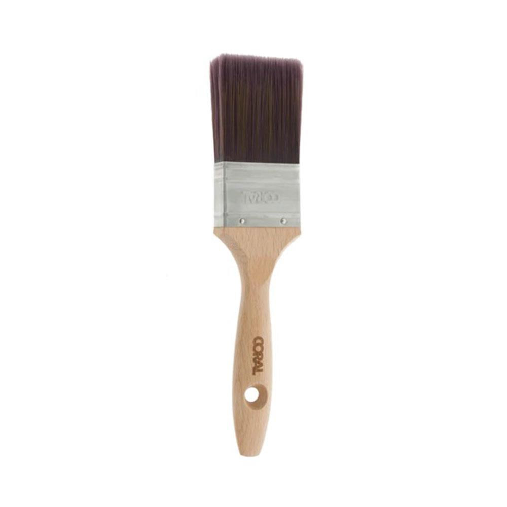 Coral Aspire Paint Brush With Fine Synthetic Bristle Paintbrush Head And Wooden Handle 2 Inch - Beige Secondary image