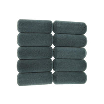 Coral Aspire Paint Mini Roller Sleeve Cover With Flocked Surface For Wood Finishing 4 Inch 10 Piece Set - Grey