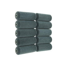 Coral Aspire Paint Mini Roller Sleeve Cover With Flocked Surface For Wood Finishing 4 Inch 10 Piece Set - Grey