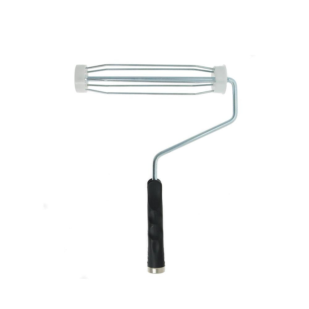 Coral Endurance Paint Roller Frame With Heavy Duty 5 Wire Cage Design 9 Inch 1.75 Inch Dia - Black Secondary image