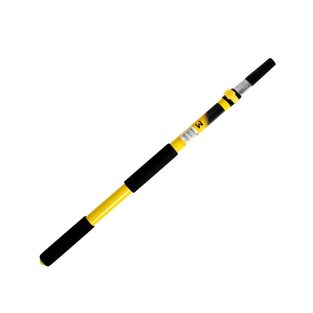 Coral Endurance Telescopic Extension Pole With Latest Flip-Cam Lock 0.6-1.2M / 2-4FT - Yellow/Black