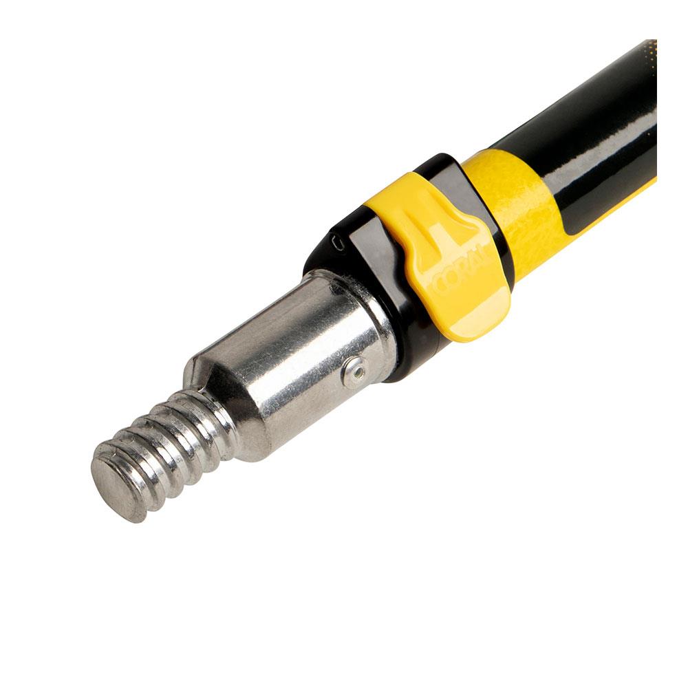 Coral Endurance Telescopic Extension Pole With Latest Flip-Cam Lock 0.6-1.2M / 2-4FT - Yellow/Black