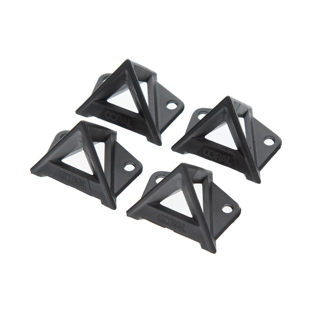 Coral Essentials Painters Pyramid Stands For Furniture And Painted Surface Support 32mm Tall 4 Piece Set - Black Secondary image