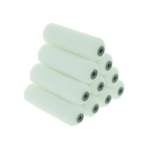 Coral Foam Coater Paint Mini Roller Cover With High Density Foam Sleeve Material 4 Inch 10 Piece Set - White