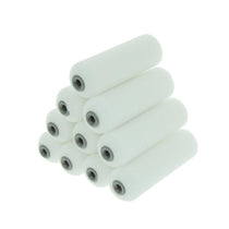 Coral Foam Coater Paint Mini Roller Cover With High Density Foam Sleeve Material 4 Inch 10 Piece Set - White