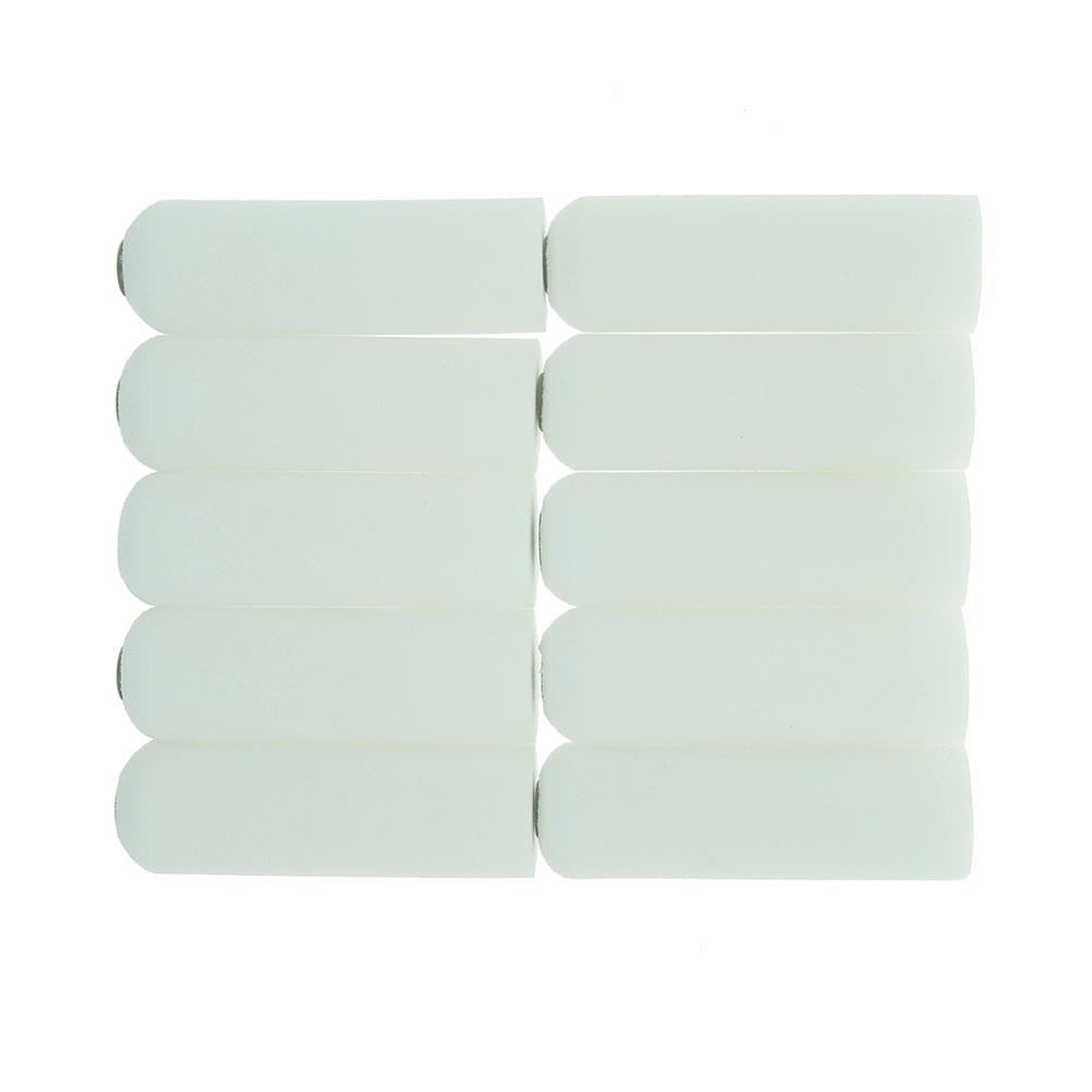 Coral Foam Coater Paint Mini Roller Cover With High Density Foam Sleeve Material 4 Inch 10 Piece Set - White