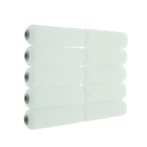 Coral Foam Coater Paint Mini Roller Cover With High Density Foam Sleeve Material 4 Inch 10 Piece Set - White