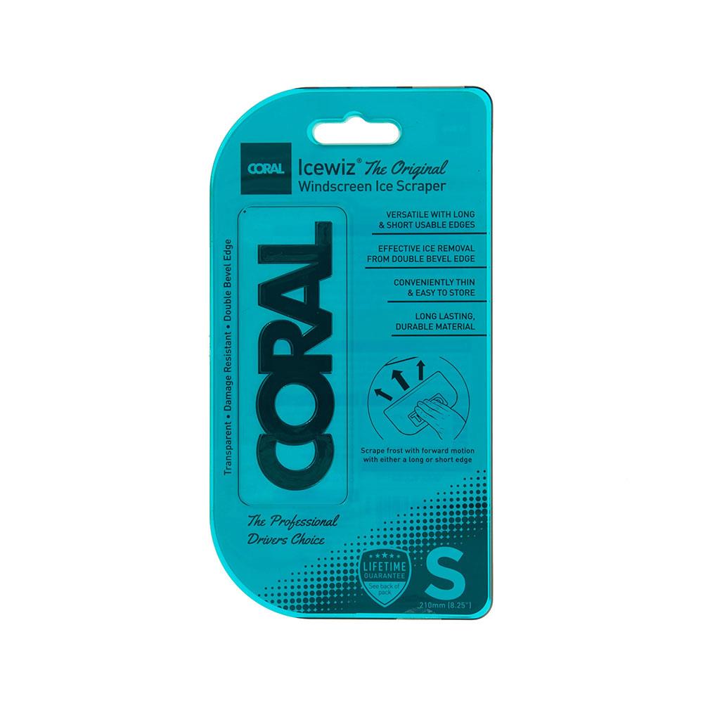 Coral Icewiz Original Ice Scraper And Snow Remover For Car Windscreens 8.2 Inch - Blue Main image
