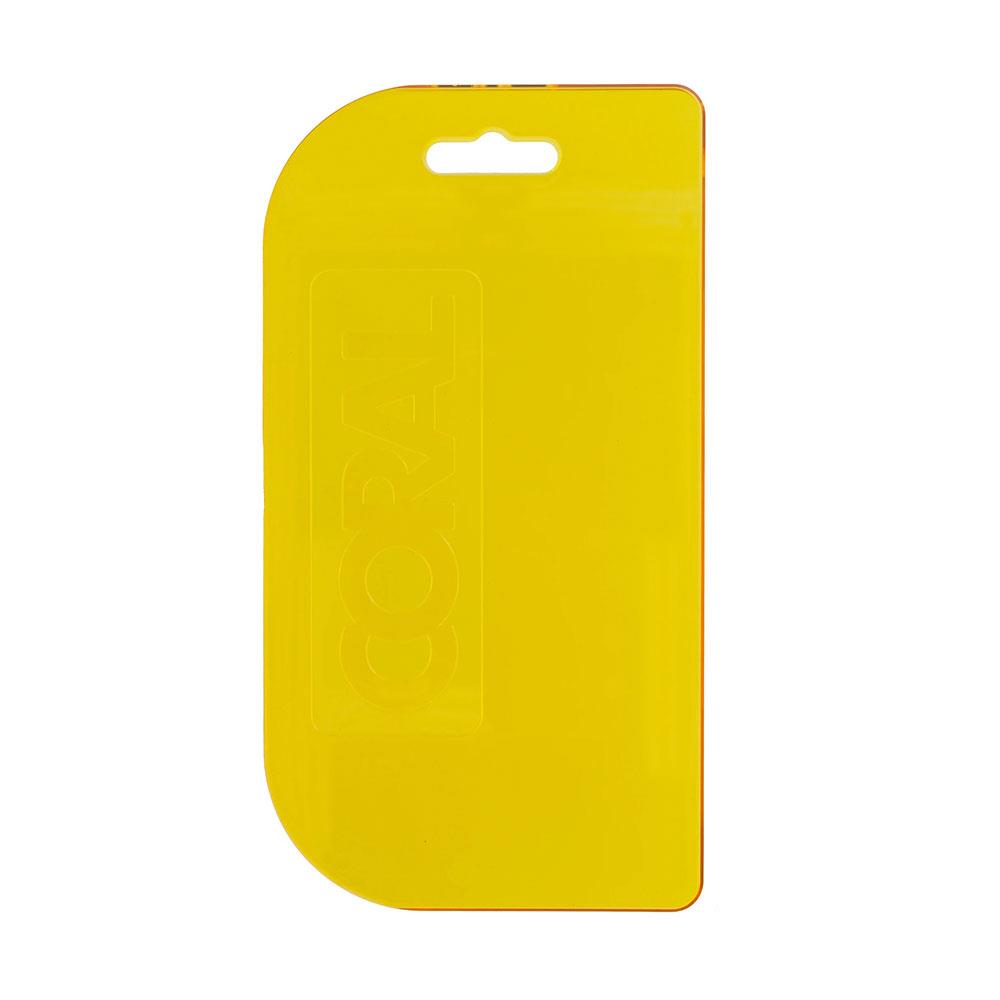 Coral Paperwiz Original 3-In-1 Wallpaper Tool For Paper-Hanging Trim Guide And Paint Shield 8.2 Inch - Yellow