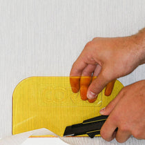 Coral Paperwiz Original 3-In-1 Wallpaper Tool For Paper-Hanging Trim Guide And Paint Shield 8.2 Inch - Yellow