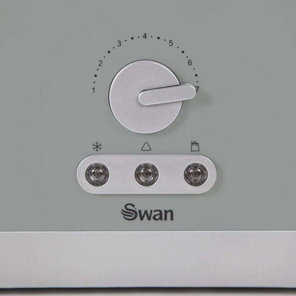 Swan Long Slot 4 Slice Toaster With Variable Browning Control 1400 W - Grey Secondary image