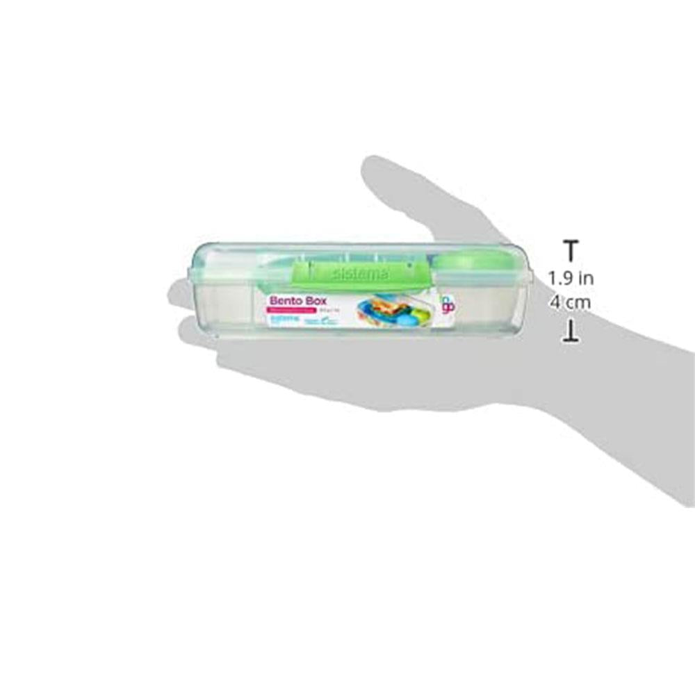 Sistema Bento Box To Go Lunch Box With Fruit Yogurt Pot 1.76 Litre - Assorted Colours