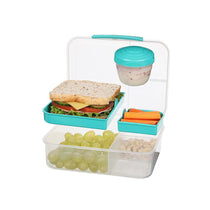 Sistema Bento Box To Go Lunch Box With Fruit Yogurt Pot 1.65 Litre - Assorted Colours