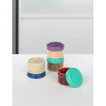Sistema TO GO Dressing Pots 35ml Food Container Sauce Pots With Lids Set of 4 - Assorted Colours
