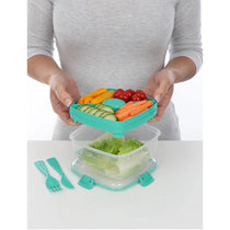 Sistema TO GO Salad To Go Lunch Box 1.1 Litre Container - Assorted Colours