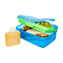 Sistema Trends Slimline Quaddie Lunch Box 1.5 Litre - Assorted Colour