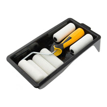 Coral Easy Coater Paint Mini Roller Kit With High Density Foam Covers For Gloss 4 Inch 8 Piece Set