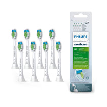 Philips Sonicare W2 Optimal Whitening Brush Head Compatible With All Sonicare Handles 8 Pack - White