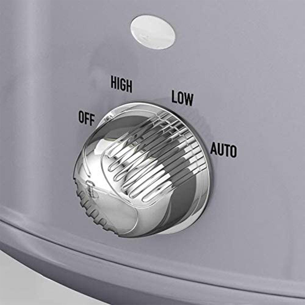 Swan Retro Slow Cooker Stainless Steel 200 W 3.5 Litre - Grey