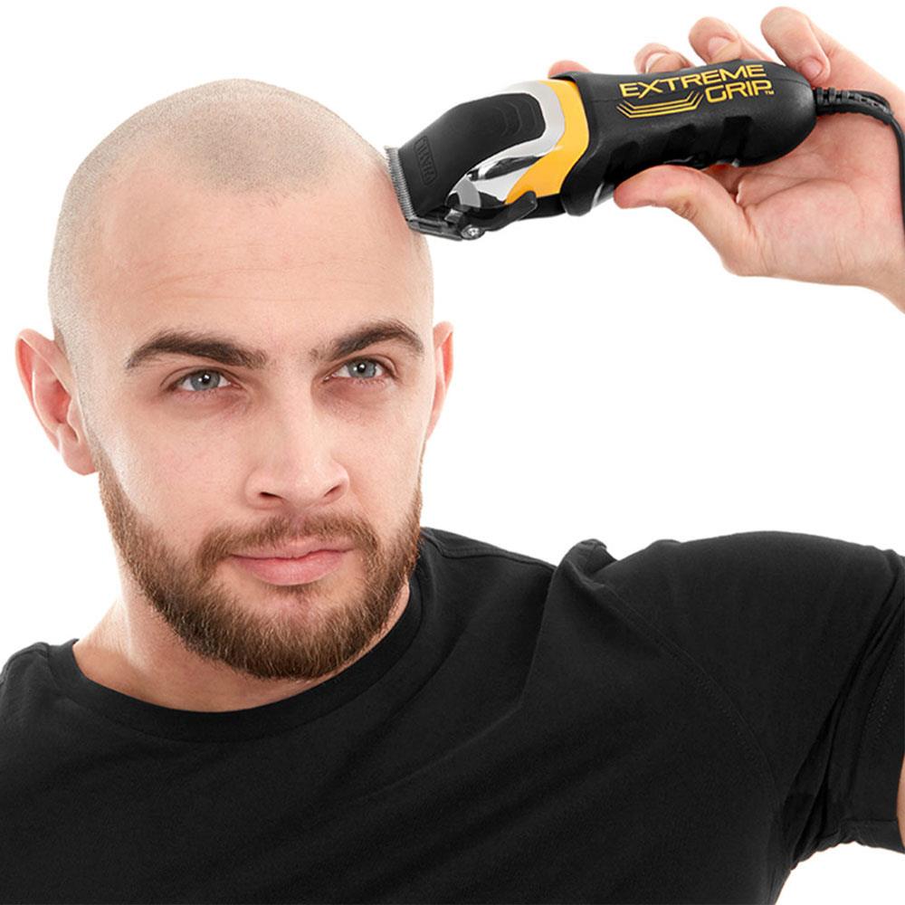 Wahl Extreme Grip Pro Hair Clipper With 10 Attachment Combs - Black/Yellow