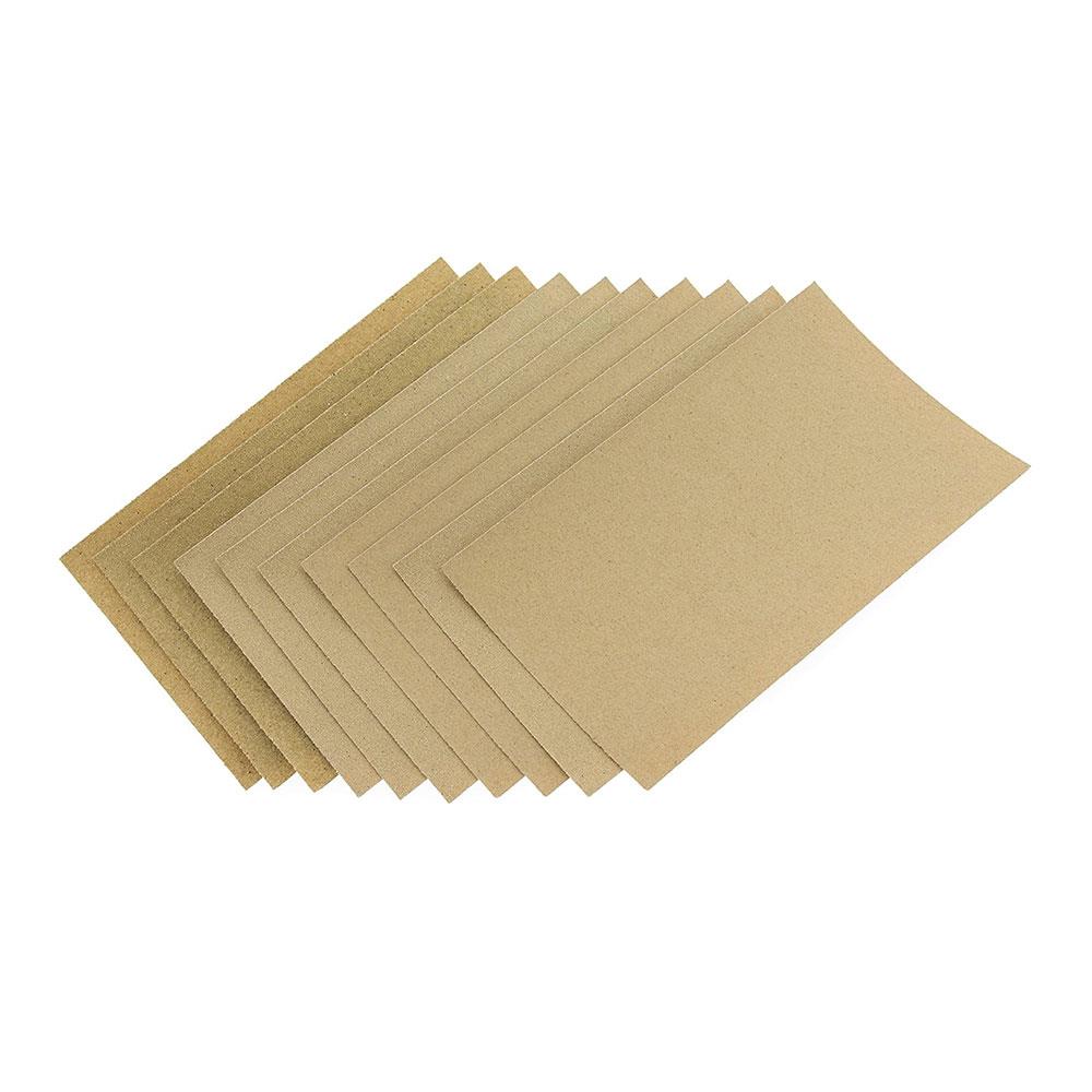 Coral Essentials Abrasive Sandpaper Sheets With Fine Medium And Coarse Grits 10 Piece Set