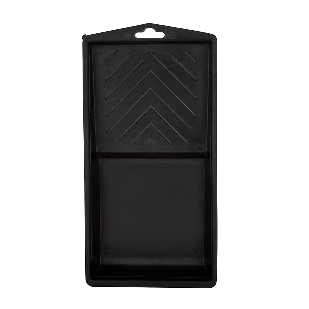 Coral Essentials Plastic Paint Roller Tray For Covers Up To 4 Inch - Black Main image