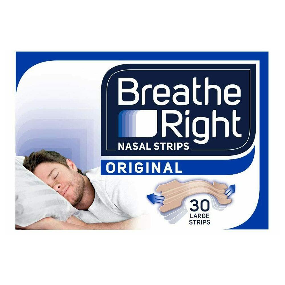 Breathe Right Congestion Relief Nasal Strips Original Large - 30 Strips Main image