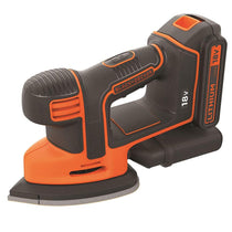 Black & Decker 18V Hammer Drill And Detail Sander Twin Kit With 1.5Ah Battery And 1A Charger In Soft Bag