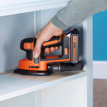 Black & Decker 18V Hammer Drill And Detail Sander Twin Kit With 1.5Ah Battery And 1A Charger In Soft Bag