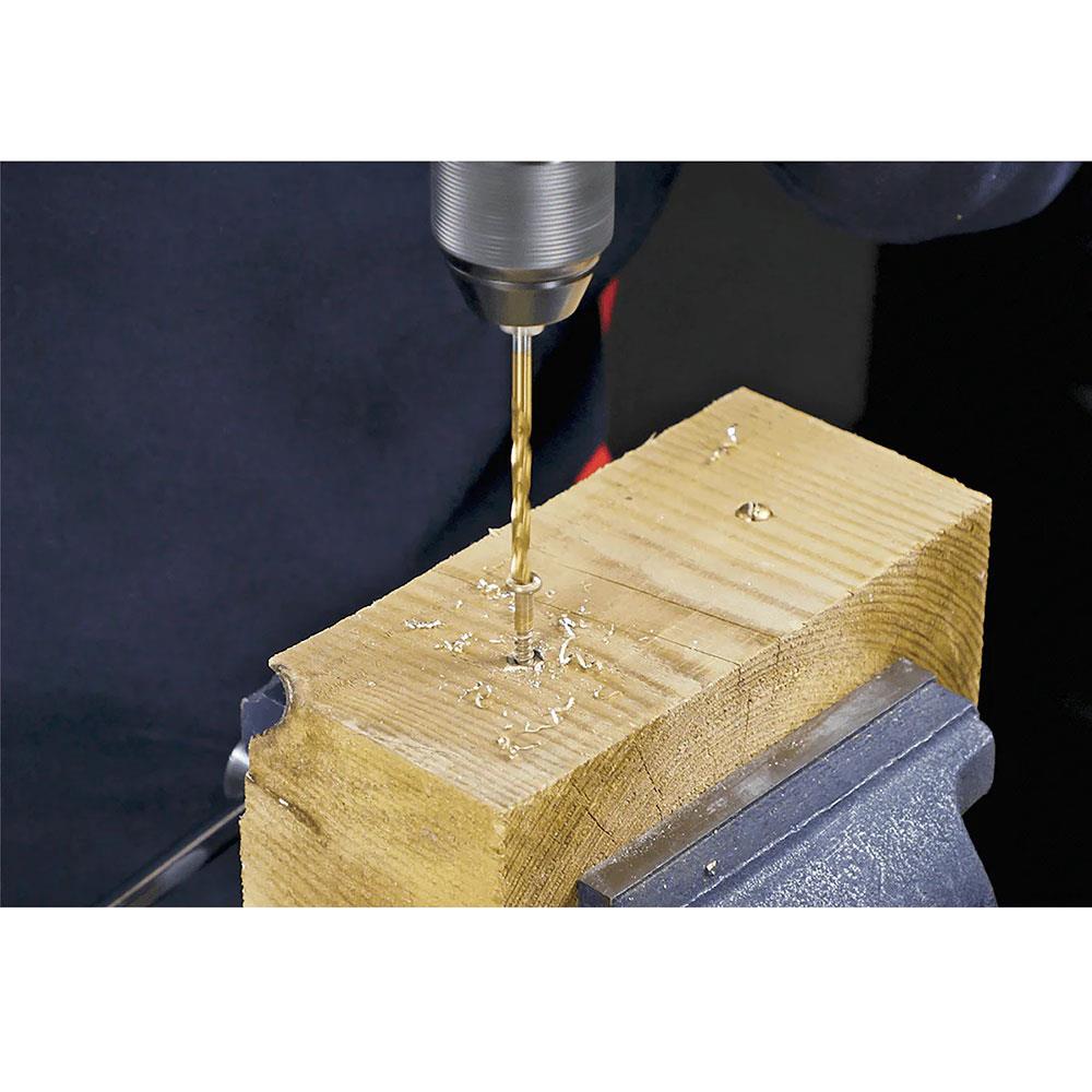 Sealey Left Hand Spiral Drill Bit Set - 5 Pieces