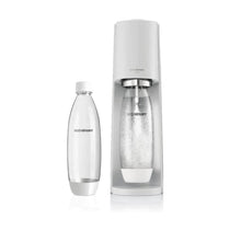 SodaStream Terra Sparkling Water Maker With 60 Litre Gas Cylinder And 1 Litre Dishwasher Safe - White