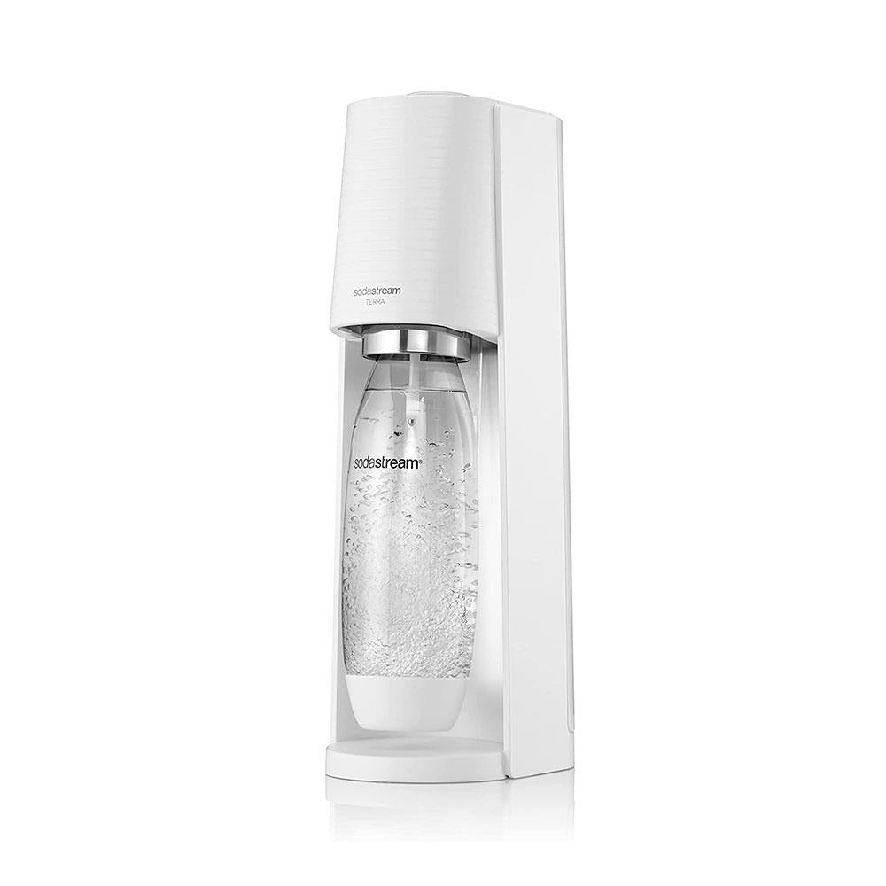 SodaStream Terra Sparkling Water Maker With 60 Litre Gas Cylinder And 1 Litre Dishwasher Safe - White Secondary image