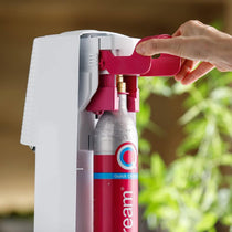 SodaStream Terra Sparkling Water Maker With 60 Litre Gas Cylinder And 1 Litre Dishwasher Safe - White