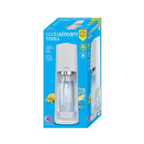 SodaStream Terra Sparkling Water Maker With 60 Litre Gas Cylinder And 1 Litre Dishwasher Safe - White