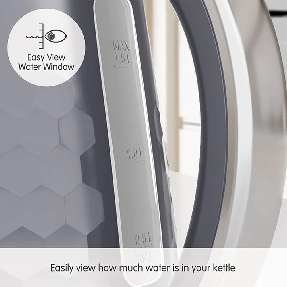 Morphy Richards Hive Jug Kettle 3000 W 1.5 Litre - Grey