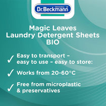 Dr Beckmann Magic Leaves Bio Laundry Detergent Sheets - 25 Washes