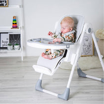 Red Kite Feed Me Lolo Luxury High Lo Highchair Six Height Adjustable - Grey
