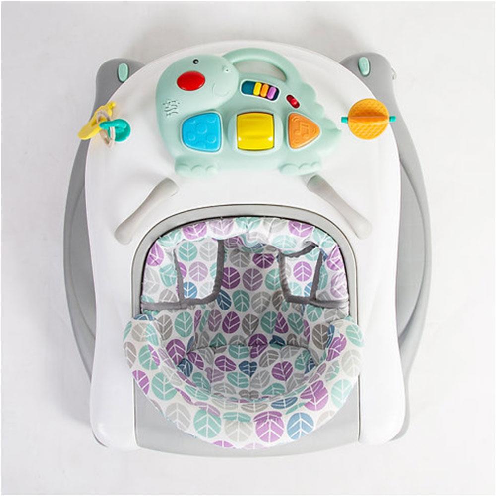 Red Kite Baby Go Round Twist And Walk 3 In 1 Baby Walker Rocker And Push Along - Aqua Dino Secondary image