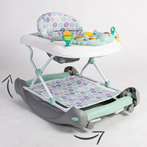 Red Kite Baby Go Round Twist And Walk 3 In 1 Baby Walker Rocker And Push Along - Aqua Dino