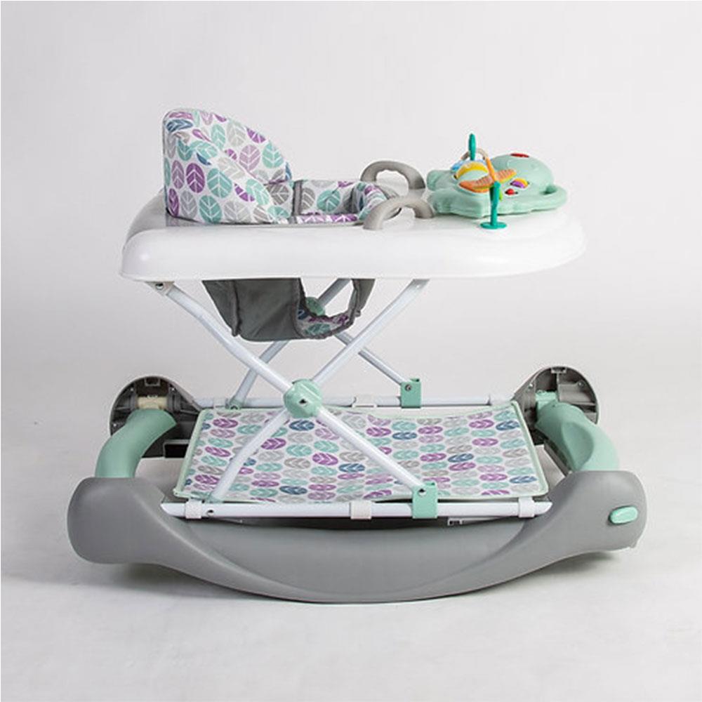Red Kite Baby Go Round Twist And Walk 3 In 1 Baby Walker Rocker And Push Along - Aqua Dino