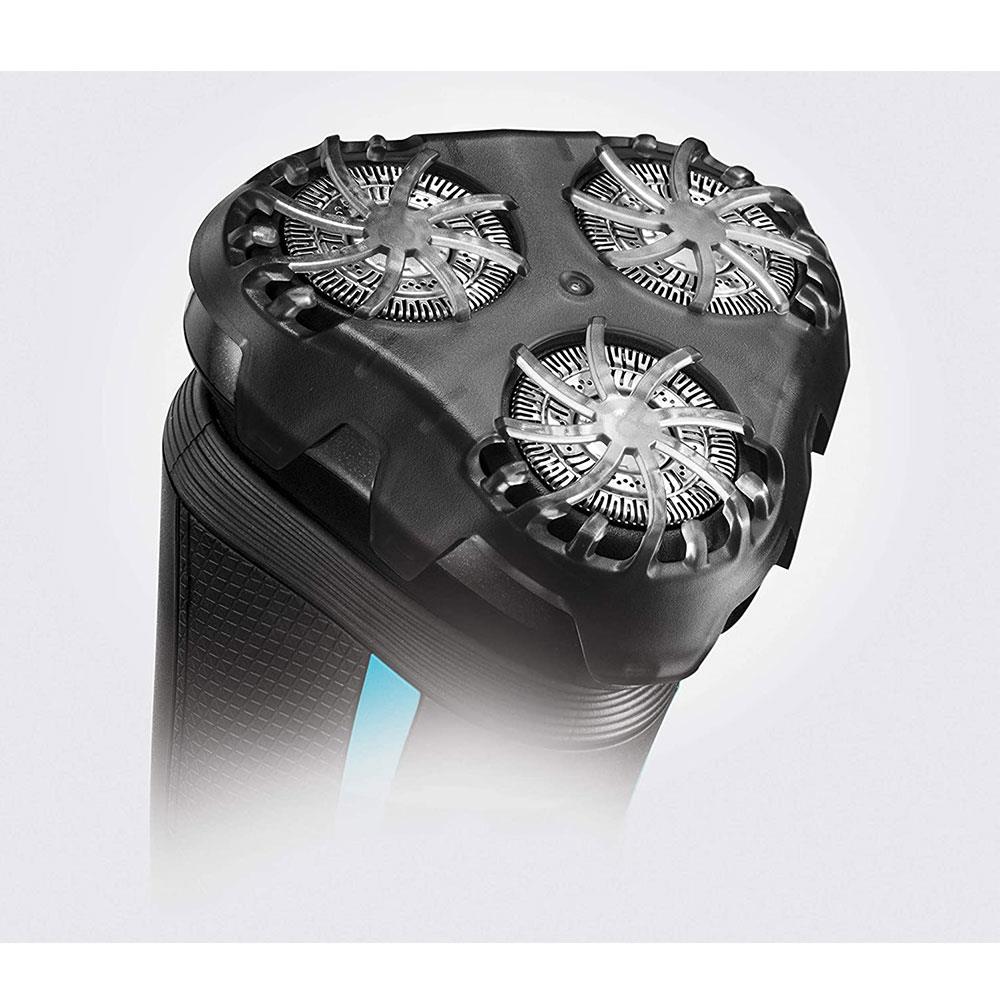 Remington R6 Style Series Aqua Wet And Dry Rotary Electric Shaver - Black